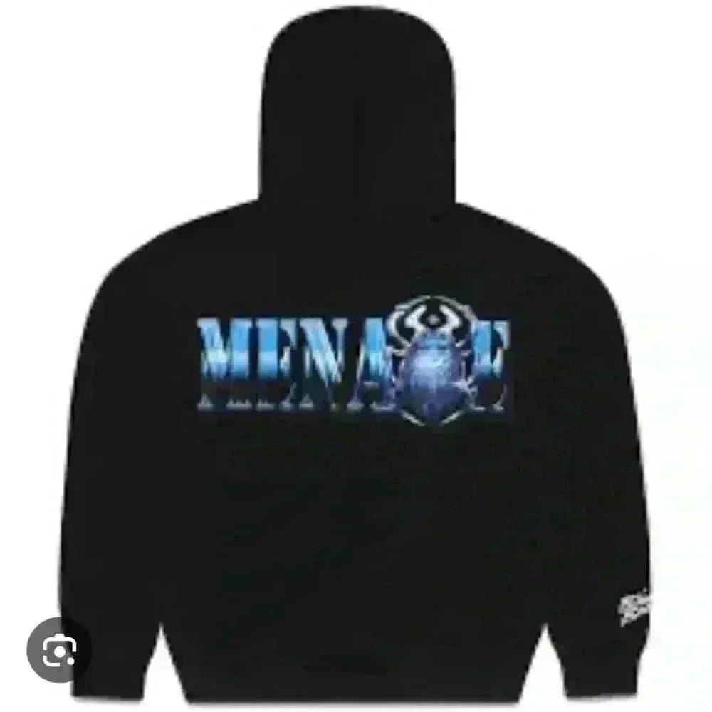 MENACE X BLUE BEETLE 🪲 COLLAB DC COMICS HOODIE SZ MEDIUM M